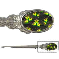 Background Floral Abstract Lines Letter Opener by Pakrebo