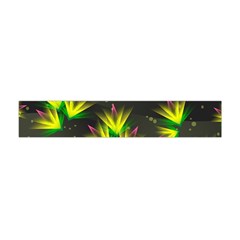 Background Floral Abstract Lines Flano Scarf (mini) by Pakrebo