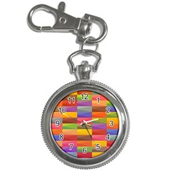 Abstract Background Geometric Key Chain Watches by Mariart