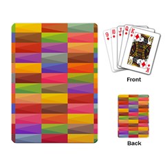 Abstract Background Geometric Playing Cards Single Design by Mariart