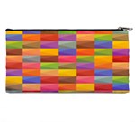 Abstract Background Geometric Pencil Cases Back