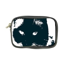 Cat Nature Design Animal Skin Black Coin Purse