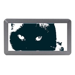 Cat Nature Design Animal Skin Black Memory Card Reader (mini)