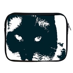 Cat Nature Design Animal Skin Black Apple Ipad 2/3/4 Zipper Cases