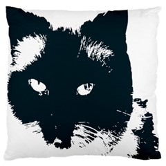 Cat Nature Design Animal Skin Black Standard Flano Cushion Case (one Side)