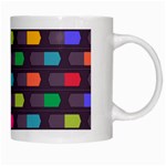 Background Colorful Geometric White Mugs Right