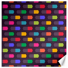 Background Colorful Geometric Canvas 12  X 12 