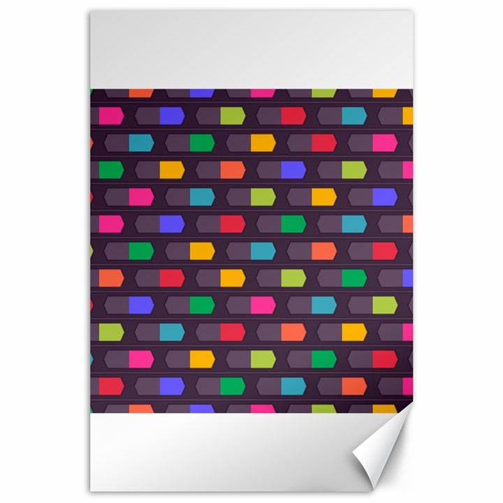 Background Colorful Geometric Canvas 24  x 36 