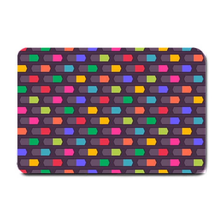 Background Colorful Geometric Small Doormat 