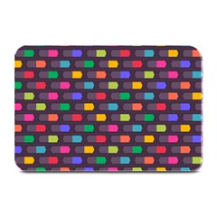 Background Colorful Geometric Plate Mats