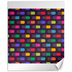 Background Colorful Geometric Canvas 11  X 14 