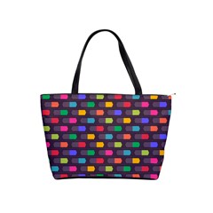 Background Colorful Geometric Classic Shoulder Handbag