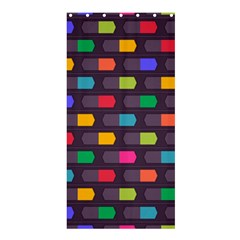 Background Colorful Geometric Shower Curtain 36  X 72  (stall)  by HermanTelo