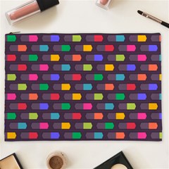 Background Colorful Geometric Cosmetic Bag (XXL)