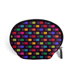 Background Colorful Geometric Accessory Pouch (small)