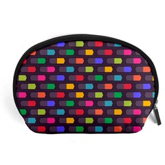 Background Colorful Geometric Accessory Pouch (large)