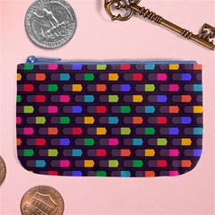 Background Colorful Geometric Large Coin Purse by HermanTelo