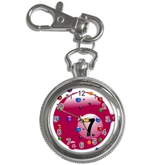 Billiard Ball Ball Game Pink Key Chain Watches