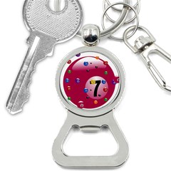 Billiard Ball Ball Game Pink Bottle Opener Key Chain