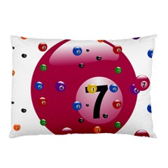 Billiard Ball Ball Game Pink Pillow Case (two Sides)