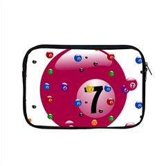 Billiard Ball Ball Game Pink Apple MacBook Pro 15  Zipper Case