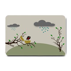 Birds Tree Animal Black Tree Small Doormat 