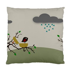 Birds Tree Animal Black Tree Standard Cushion Case (one Side)