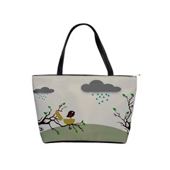 Birds Tree Animal Black Tree Classic Shoulder Handbag by HermanTelo