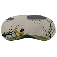 Birds Tree Animal Black Tree Sleeping Mask