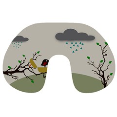 Birds Tree Animal Black Tree Travel Neck Pillow