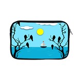 Birds Sun Tree Animal Black Tree Apple MacBook Pro 13  Zipper Case Front