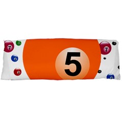 Billiard Ball Ball Game Pink Orange Body Pillow Case (dakimakura)