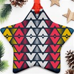 Background Colorful Geometric Unique Ornament (Star) Front