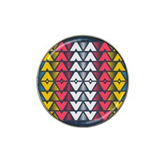 Background Colorful Geometric Unique Hat Clip Ball Marker