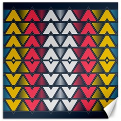 Background Colorful Geometric Unique Canvas 12  X 12 