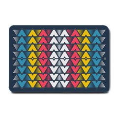 Background Colorful Geometric Unique Small Doormat  by HermanTelo