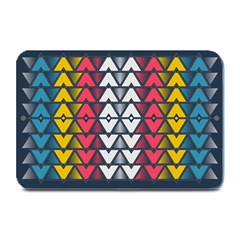 Background Colorful Geometric Unique Plate Mats