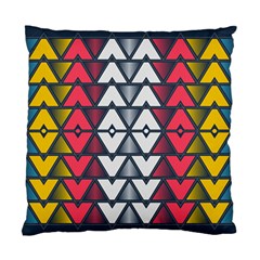 Background Colorful Geometric Unique Standard Cushion Case (two Sides)