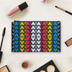 Background Colorful Geometric Unique Cosmetic Bag (medium)