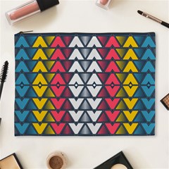 Background Colorful Geometric Unique Cosmetic Bag (xl)