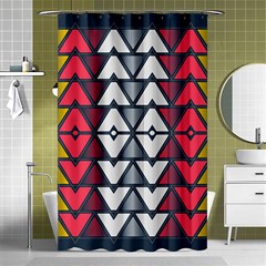 Background Colorful Geometric Unique Shower Curtain 48  X 72  (small)  by HermanTelo