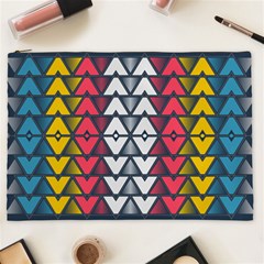 Background Colorful Geometric Unique Cosmetic Bag (xxl) by HermanTelo