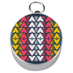 Background Colorful Geometric Unique Silver Compasses