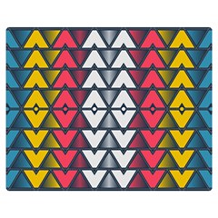 Background Colorful Geometric Unique Double Sided Flano Blanket (medium) 