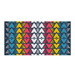 Background Colorful Geometric Unique Satin Wrap