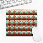 Abstract Circle Square Large Mousepads Front