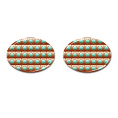 Abstract Circle Square Cufflinks (oval) by HermanTelo