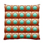 Abstract Circle Square Standard Cushion Case (Two Sides) Back