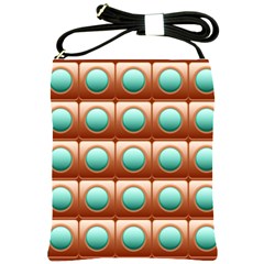 Abstract Circle Square Shoulder Sling Bag