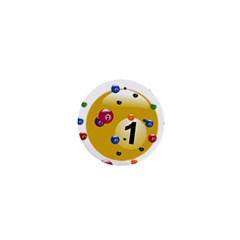 Billiard Ball Ball Game 1  Mini Magnets by HermanTelo